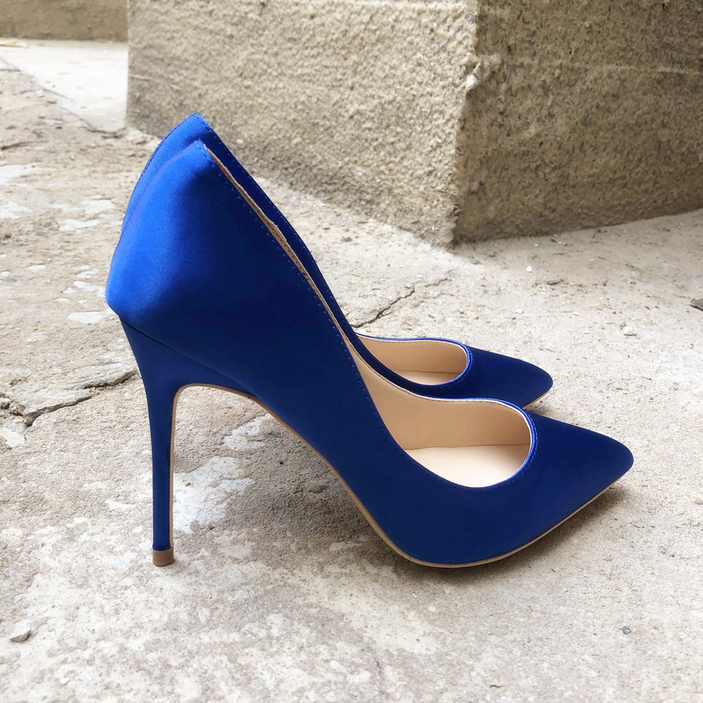 Veowalk Royal Blue ผู้หญิงผ้าไ - Slip Dress Satin บทวิจารณ์และราคา