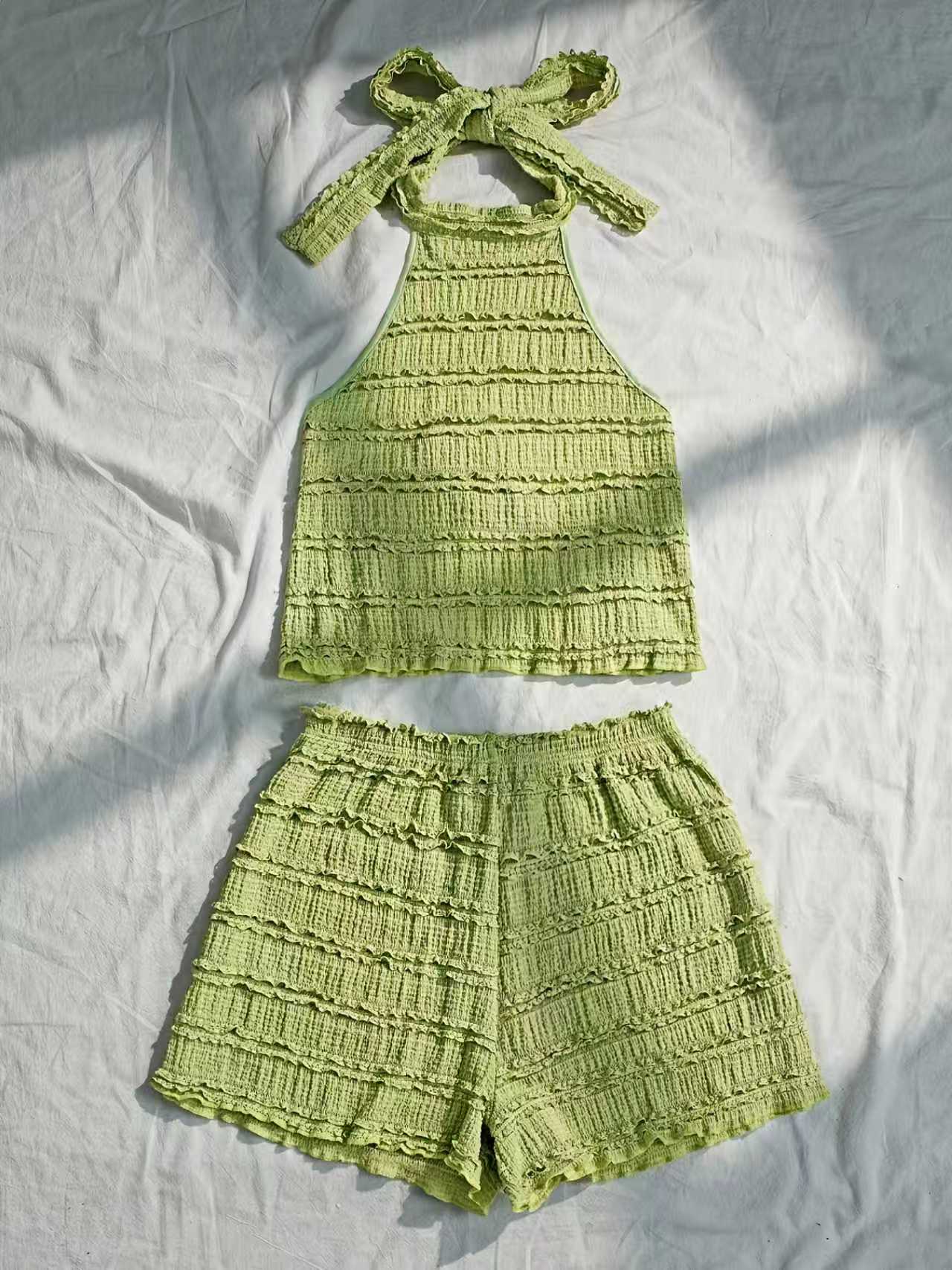 ชุดเสื้อสายเดี่ยวและกางเกงขาสั - Cami Top Lace บทวิจารณ์และราคา