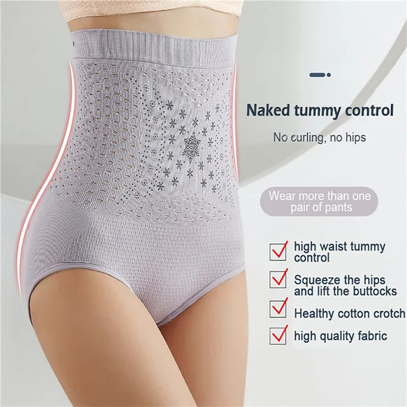 กางเกงชั้นในกระชับสัดส่วนเอวสู - Seamless Underwear Women บทวิจารณ์และราคา