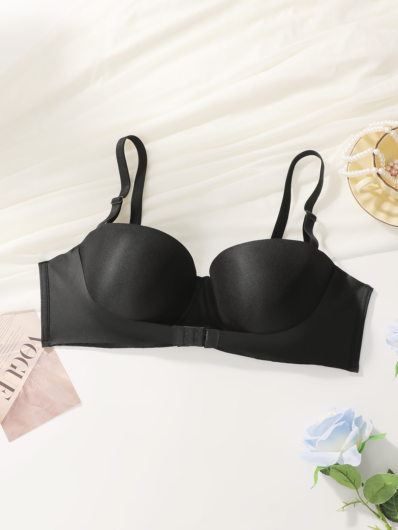 บราไร้สายสำหรับผู้หญิงหน้าอกให - Push Up Bra Padded บทวิจารณ์และราคา