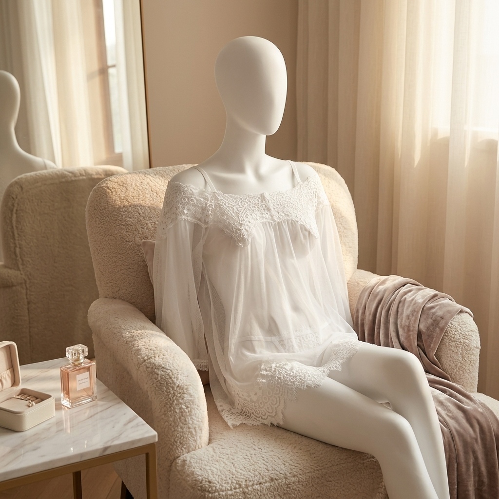 ชุดชั้นในสไตล์เบบี้ดอลล์สีดำสำ - Babydoll Chemise Night บทวิจารณ์และราคา