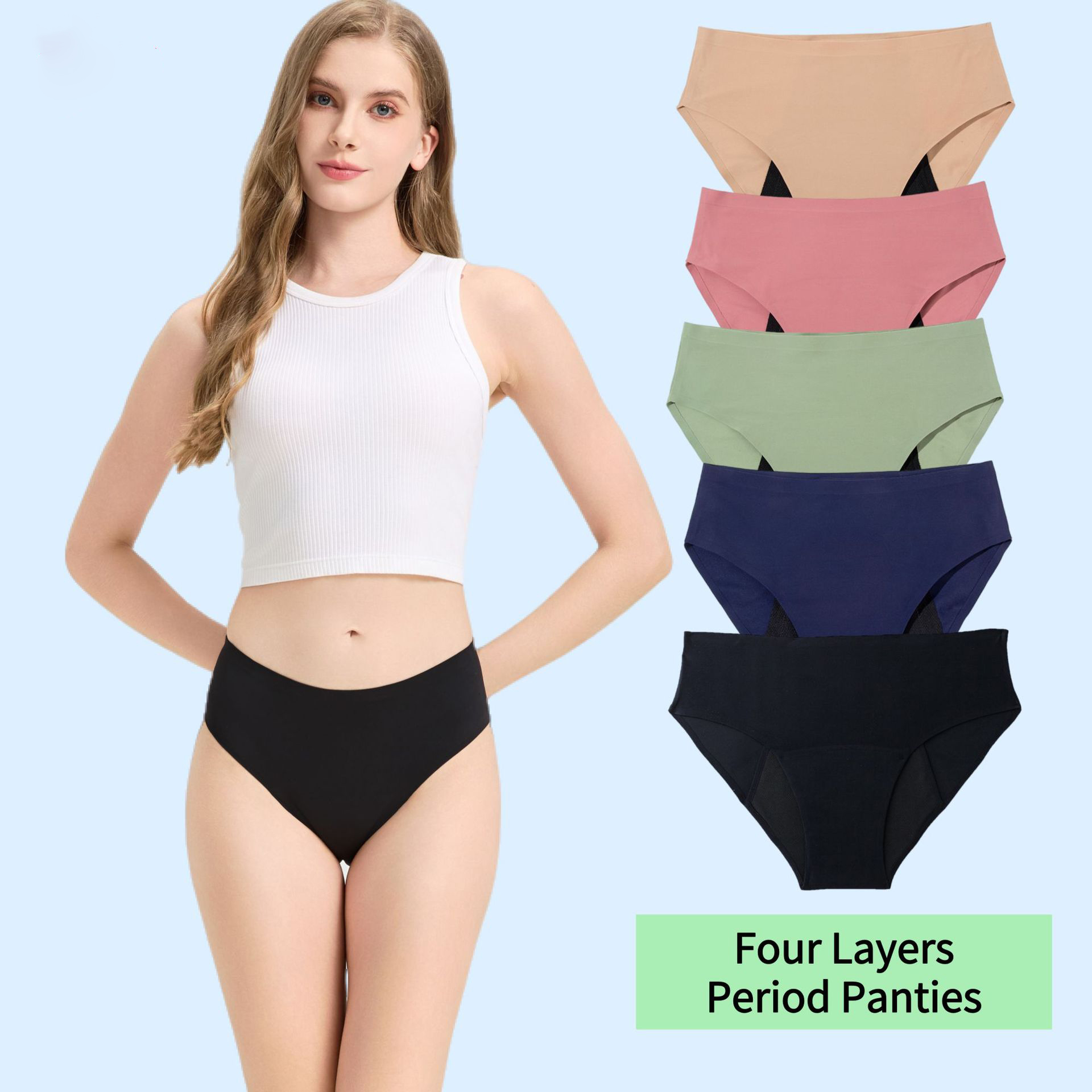 กางเกงชั้นในสำหรับผู้หญิงช่วงม - Period Panty Absorbent บทวิจารณ์และราคา